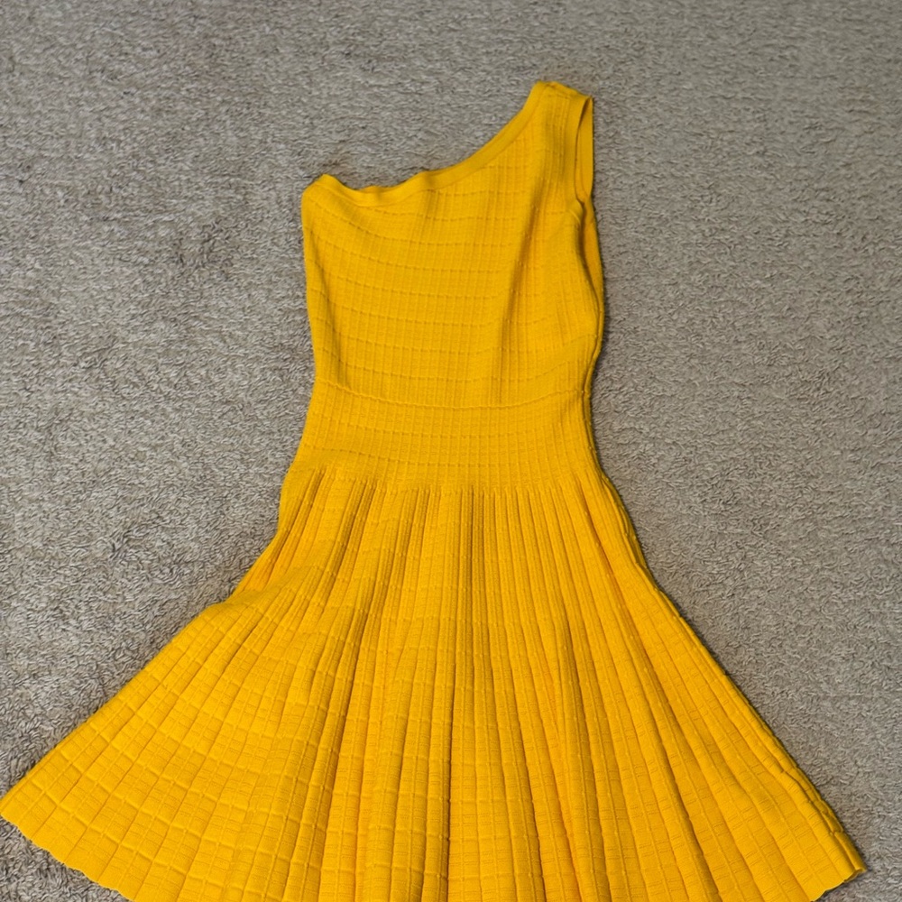 Michael Kors Mustard Knit dress